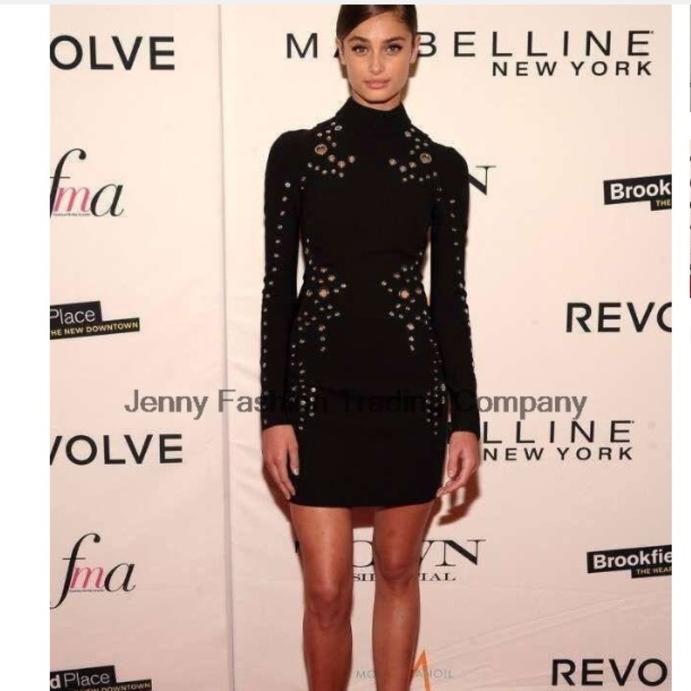 Black bodycon night walker Bandage dress